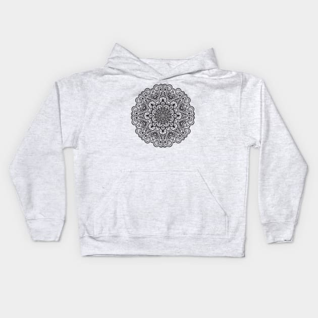 Mandala Kids Hoodie by ghjura